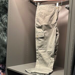 Lands' End Gray Cargo Pants